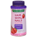 Nature's Bounty Advanced Strawberry Flavor Hair Skin & Nails Gummies