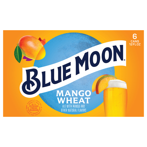 Blue Moon Mango Wheat Beer - 6 pk
