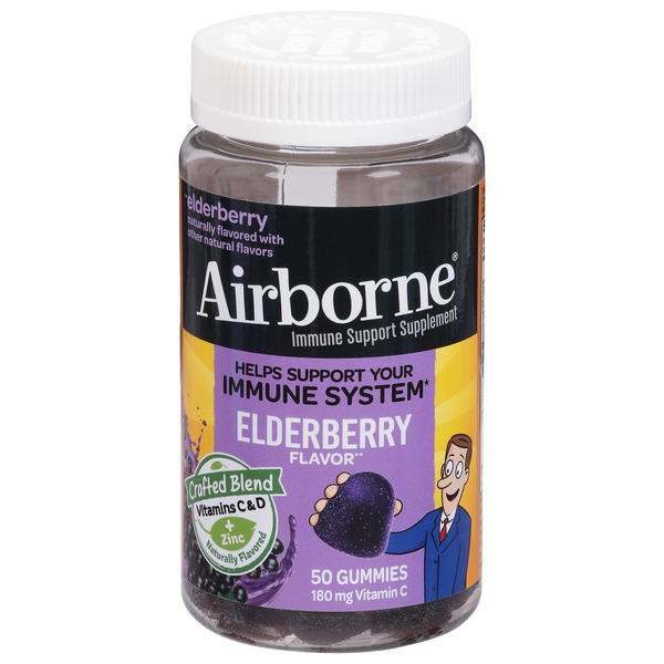 Airborne Immune Support Gummies Elderberry