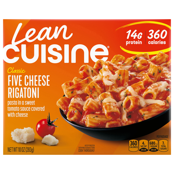 Lean Cuisine Classic Five Cheese Rigatoni 14g Protein Frozen Meal