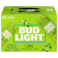 Bud Light Premium Light Lager Lime Beer - 12 pk