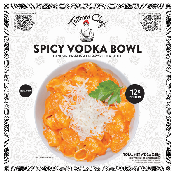 Tattooed Chef Spicy Vodka 12g Protein Bowl Frozen