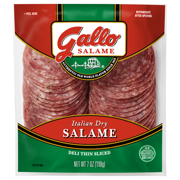 Gallo Salame Deli Thin Sliced Italian Dry Salami