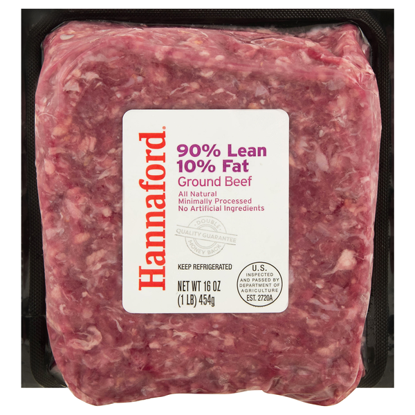 Hannaford 90% Lean Ground Beef Brick Pack