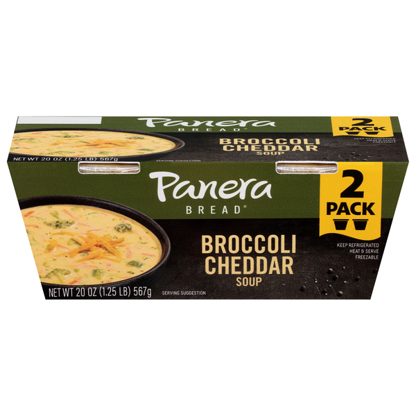 Panera Bread Broccoli Cheddar Cheese Soup - 2 ct Refrigerated