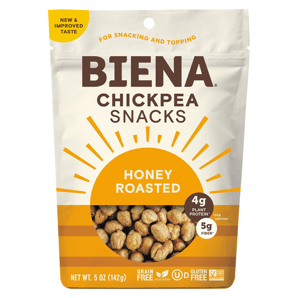 Biena Gluten Free Honey Roasted Chickpea Snacks
