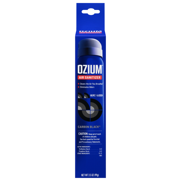 Ozium Carbon Black Air Sanitizer Aerosol Spray