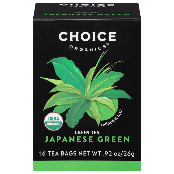 Save on Choice Organics Teas Premium Japanese Green Tea Bags Fair Trade
