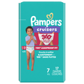 Pampers Cruisers 360 Adjustment Size 7 Pull-On Baby Diapers 41+ lb