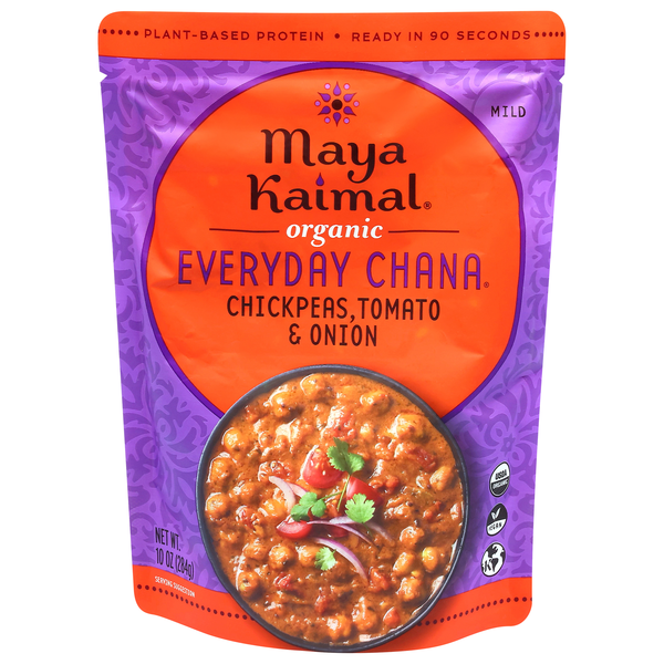 Maya Kaimal Organic Everyday Chana Chickpeas Tomato & Onion