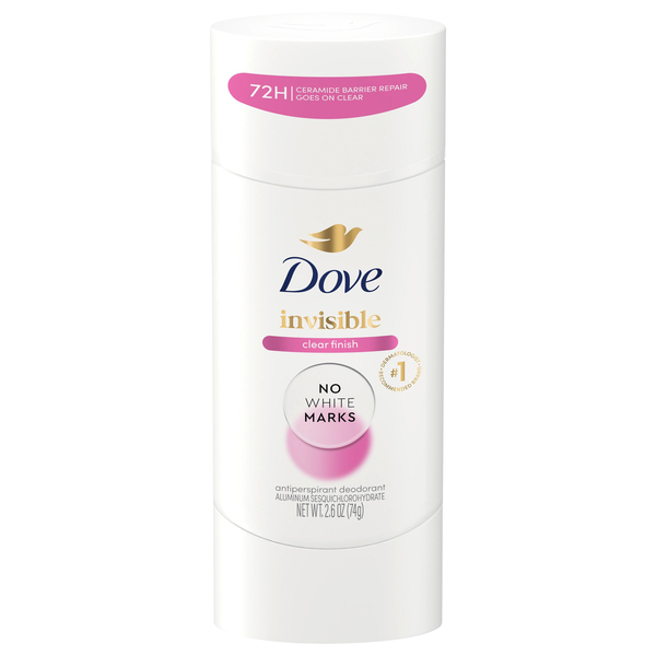 Dove Advanced Care Clear Finish Antiperspirant Deodorant Invisible