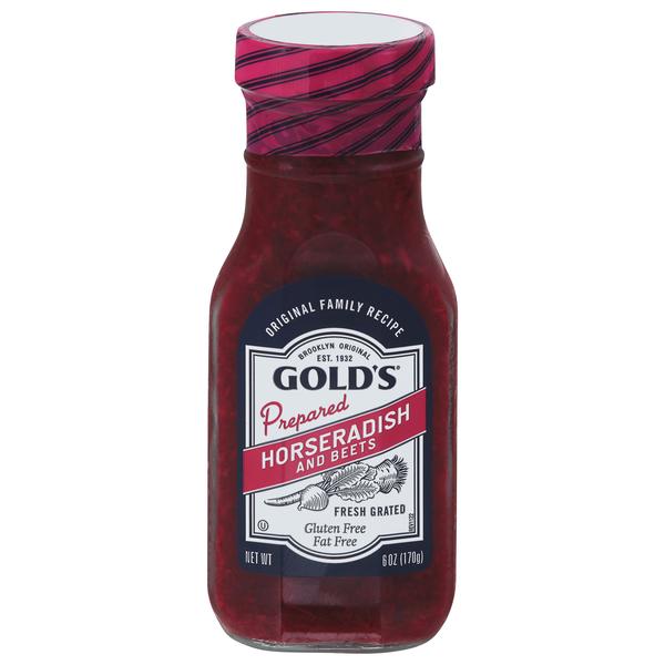 Gold's Gluten & Fat Free Prepared Horseradish & Beets Refrigerated