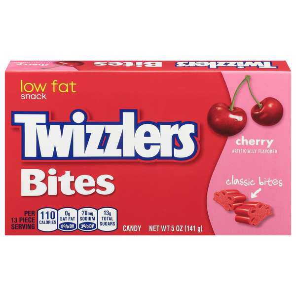 Twizzlers Cherry Flavored Licorice Bites