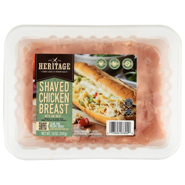 Heritage Shaved Chicken Breast