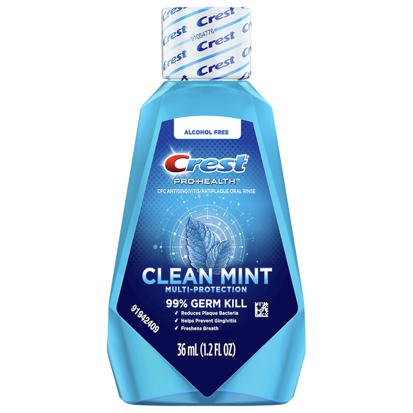 Crest Pro-Health Oral Rinse Clean Mint Alcohol Free (Travel Size)
