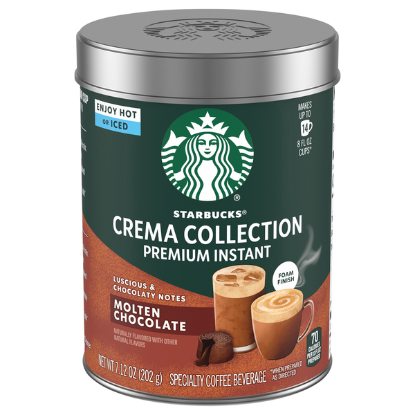 Starbucks Crema Collection Molten Chocolate Premium Instant Coffee