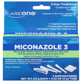 CareOne Miconazole 3 Vaginal Suppositories