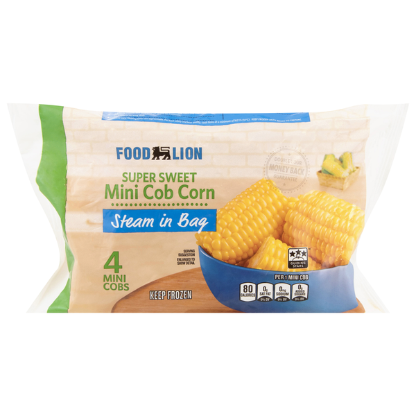 Food Lion Steam in Bag Super Sweet Mini Cob Corn