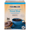 Food Lion Donut Shop Medium Roast Single Serve Coffee Cups