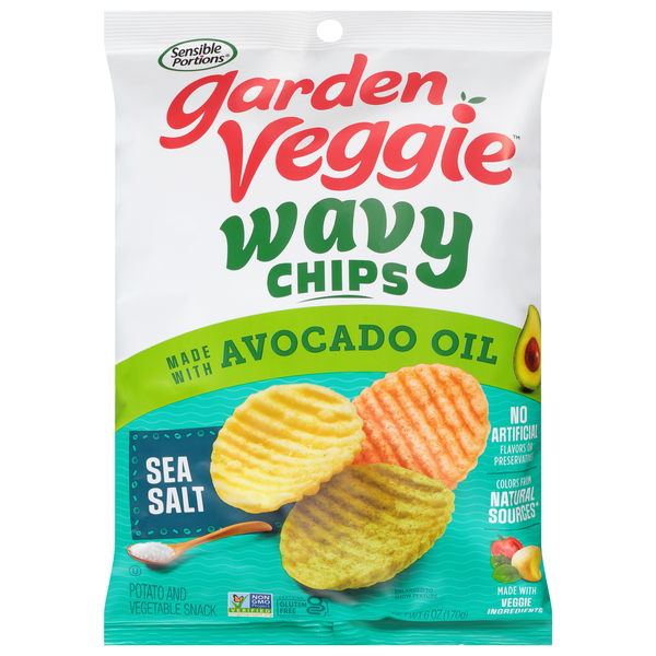 Sensible Portions Garden Veggie Sea Salt Wavy Chips