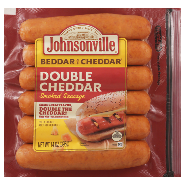 Johnsonville Double Cheddar Smoked Sausage