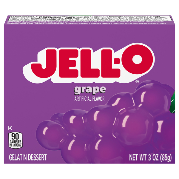 Jell-O Grape Flavored Gelatin Dessert Mix