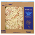 Food Lion Deli Thin Crust Five Cheese Pizza 16 Inch Refrigerated