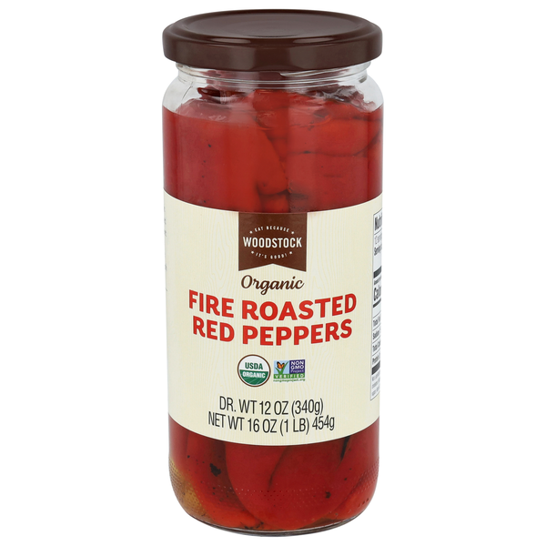 Woodstock Organic Fire Roasted Red Peppers
