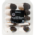 Stop & Shop The Bakery Traditional Black & White Iced Cake Cookies - 10 ct