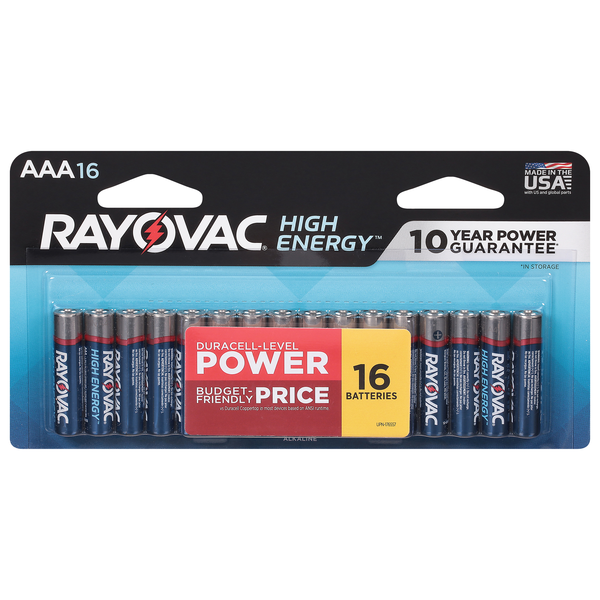 Rayovac High Energy AAA Alkaline Batteries