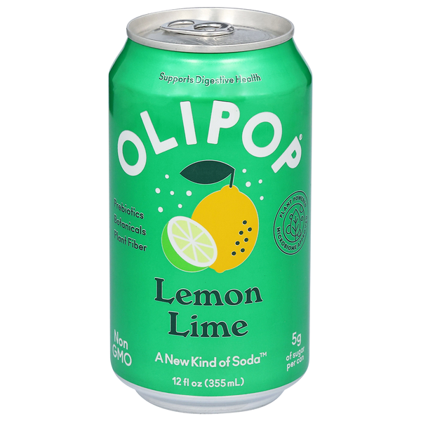 Olipop Lemon Lime Soda