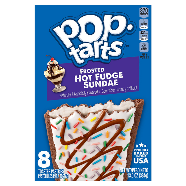 Pop-Tarts Frosted Hot Fudge Sundae Toaster Pastries - 8 ct