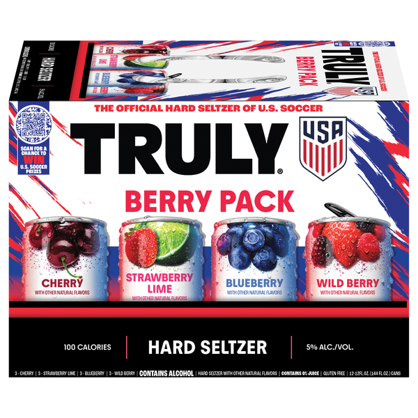 TRULY Berry Pack Hard Seltzer - 12 pk