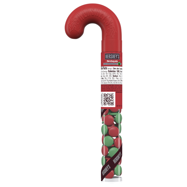 Hershey's Hershey-ets Coated Milk Chocolate Christmas Candy Filled Cane