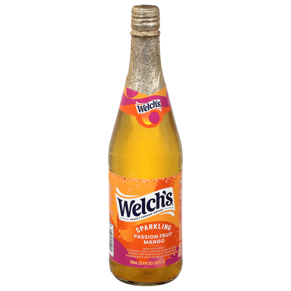 Welch's Non-Alcoholic Passion Fruit Mango Sparkling Juice Cocktail