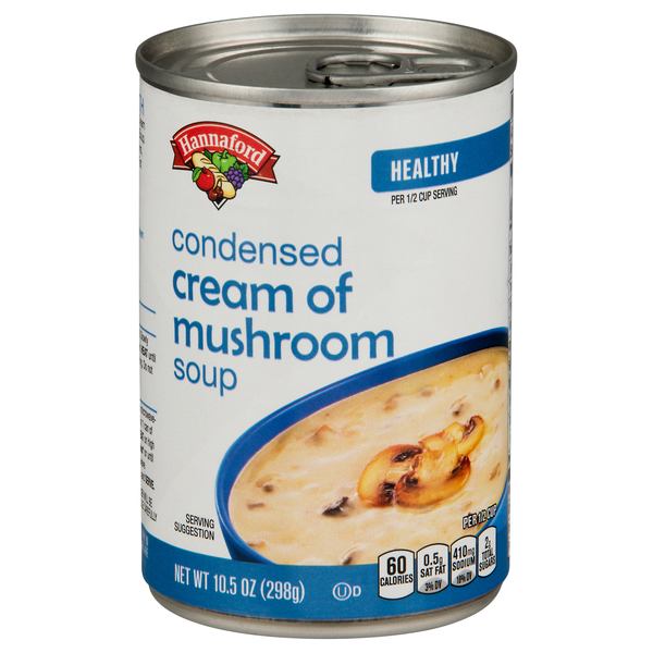 Hannaford Condensed Healthy Cream of Mushroom Soup