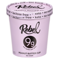 Rebel Lactose Free No Sugar Added Keto Peanut Butter Cup Ice Cream