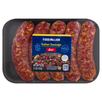 Food Lion Hot Italian Sausage - 5 ct
