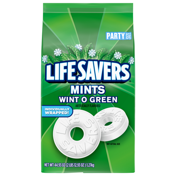 Life Savers Wint O Green Mints Party Size