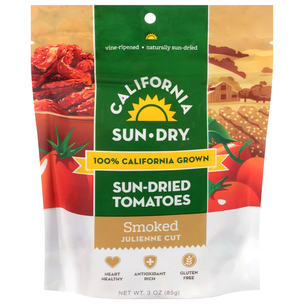 California Sun-Dry Julienne Cut Smoked Sun-Dried Tomatoes