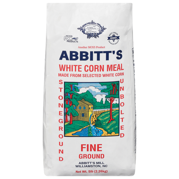 Abbitt's Fine Ground White Corn Meal