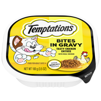 Temptations Bites in Gravy Tasty Chicken Entree Adult Wet Cat Food