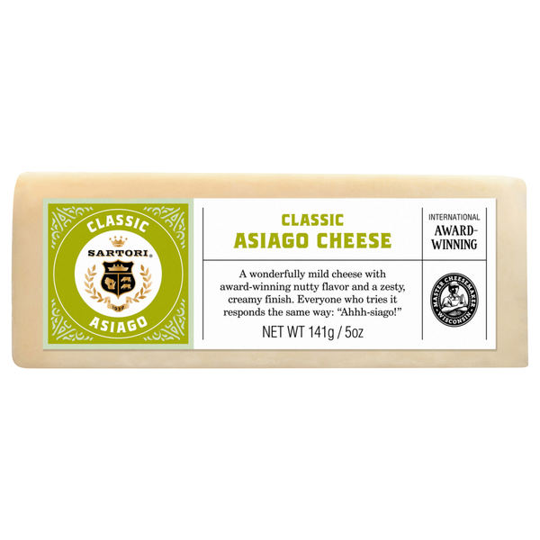 Sartori Classic Asiago Cheese Wedge