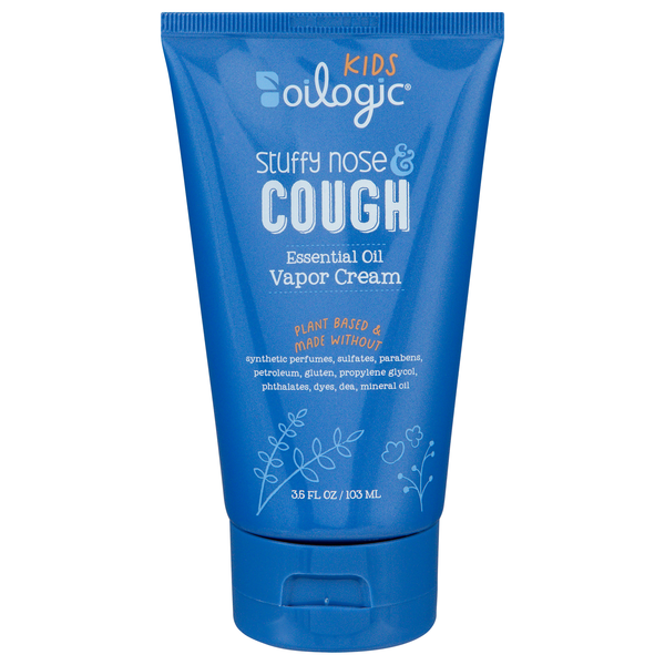 Oilogic Kids Stuffy Nose & Cough Essential Oil Vapor Cream