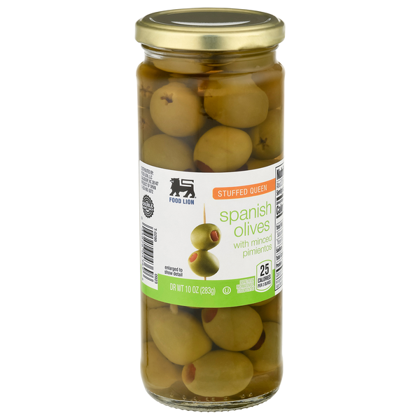 Save on Food Lion Spanish Stuffed Queen Olives Order Online Delivery
