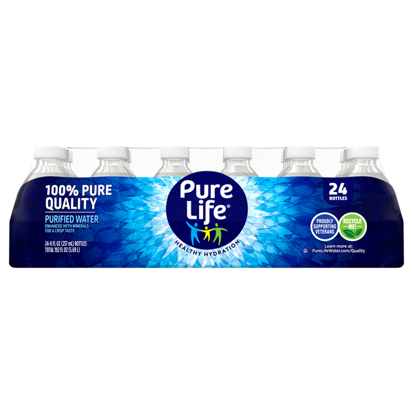 Pure Life Purified Drinking Water - 24 pk