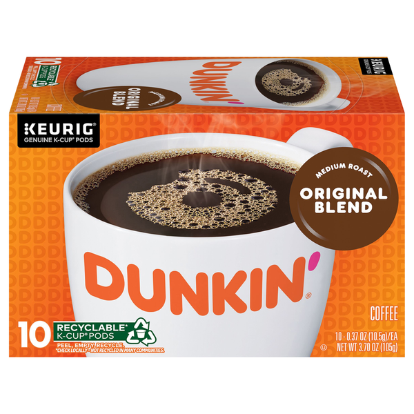 Dunkin' Original Blend Medium Roast K-Cup Coffee Pods