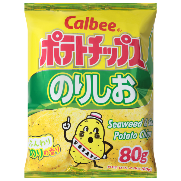 Calbee Seaweed & Salt Potato Chips