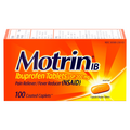 Motrin IB Ibuprofen 200 mg Pain Relief Coated Caplets