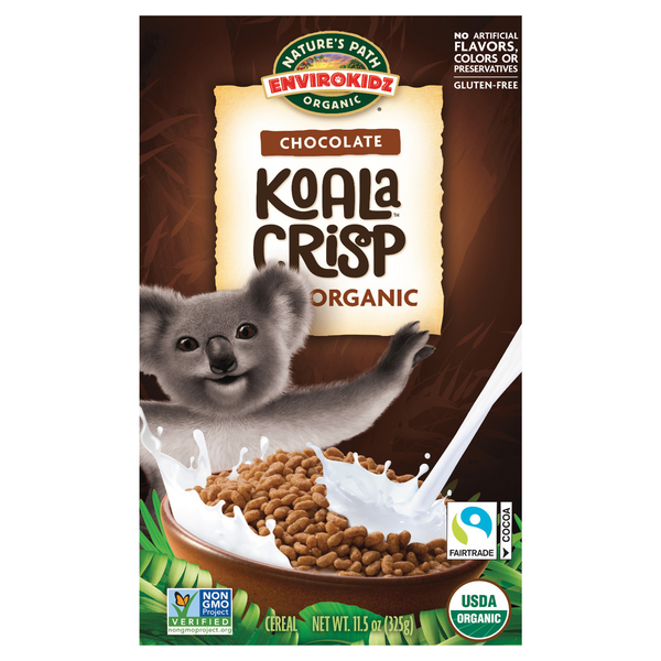 Nature's Path EnviroKidz Organic Gluten Free Chocolate Koala Crisp Cereal